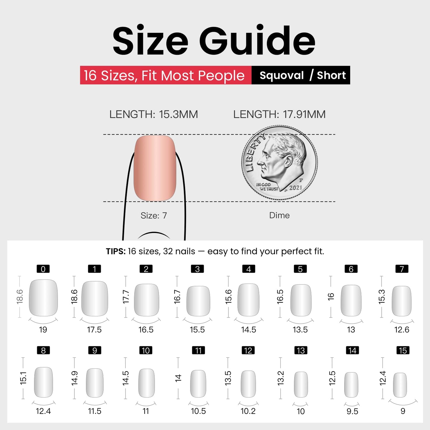 CurvLife Press on Nails Short Square Acrylic Fake Nails with Apricot Design Full Cover False Nails Glossy Nude Glue on Nails Artificial Stick on Nails for Women (Ribbon Glow)