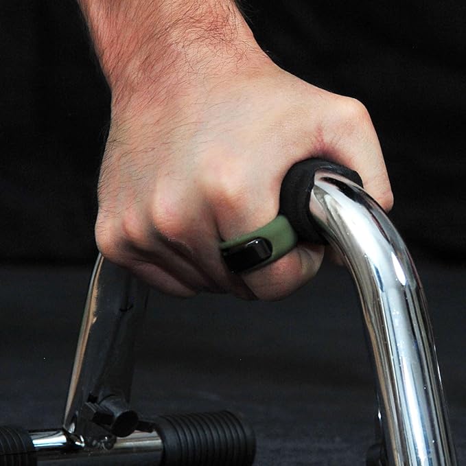 Rinfit Smart Ring Protector - Silicone Ring Enhancer for Active Lifestyle and Gym - StyleFit U.S. Design Patent - Green, Size 8