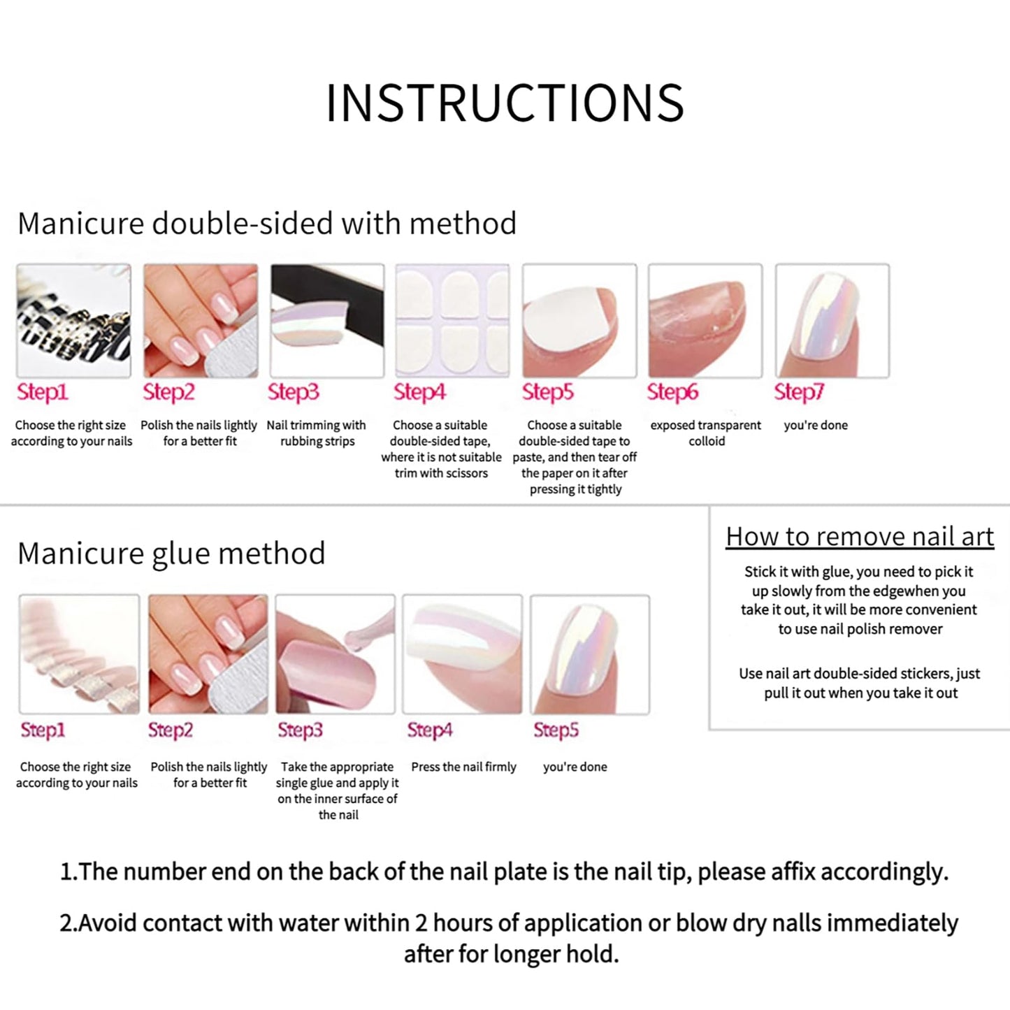 RTKHFZE Press on Nails Medium Square Fake Nails with Flower Leaf Designs White Acrylic Nails Green Full Cover Glue on Nails Glossy Artificial Nails Summer Stick on Nail for Women 24Pcs