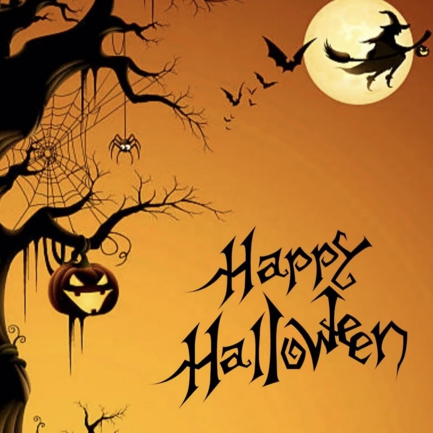 24Pcs Halloween Press on Nail Short Square Fake Nails Ghost Glue on Nails with designs Acrylic Stick on Nail Full Cover Glitter False Nails Cute Press ones for Women Kids Halloween Party Gift