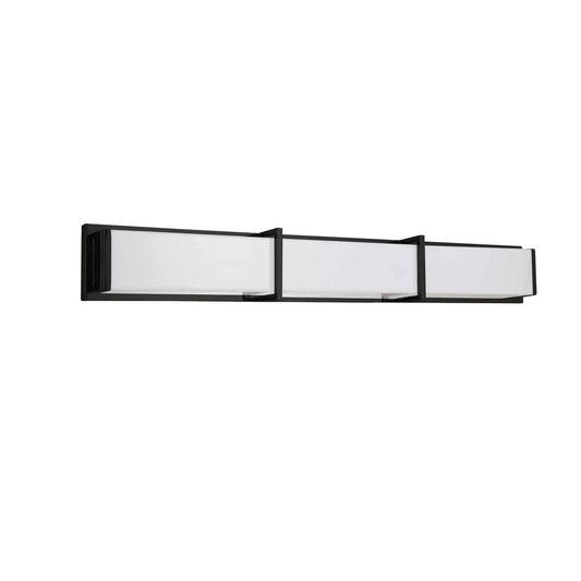 Dainolite VLD-414 Modern Dimmable LED Vanity Light Fixture 39.5in  Matte Black