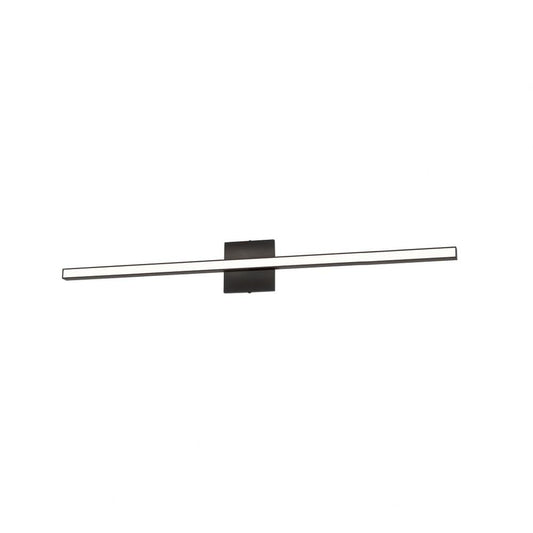 Dainolite Arandel Vanity Light, 1-Light, 24W, Black, Model ARL-3624LEDW-MB
