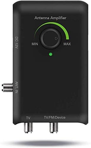 ANTOP 2 HD Smart Boost Antenna Amplifier,TV Antenna Amplifier Signal Booster, HDTV Booster with Dual Outputs for TVs