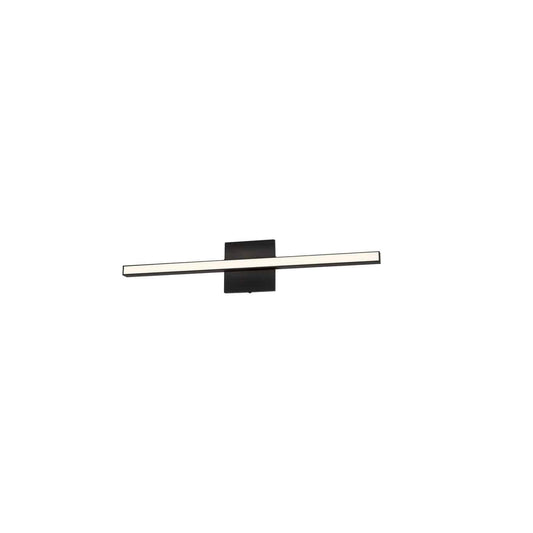 Dainolite 18W Vanity Light, Matte Black, Model ARL-2418LEDW-MB