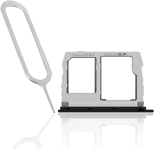 AceSoft K40 LM-X420QN Perfectly Fit Standard Durable SIM and Memory Card Tray Holder w/SIM Card Ejection Pin Compatible