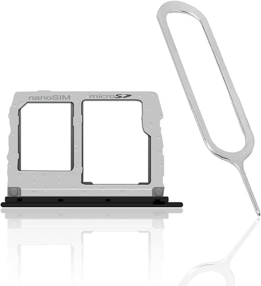 AceSoft K40 LM-X420QN Replacement Premium Durable SIM and Memory Card Tray Holder w/SIM Card Ejection Pin Compatible
