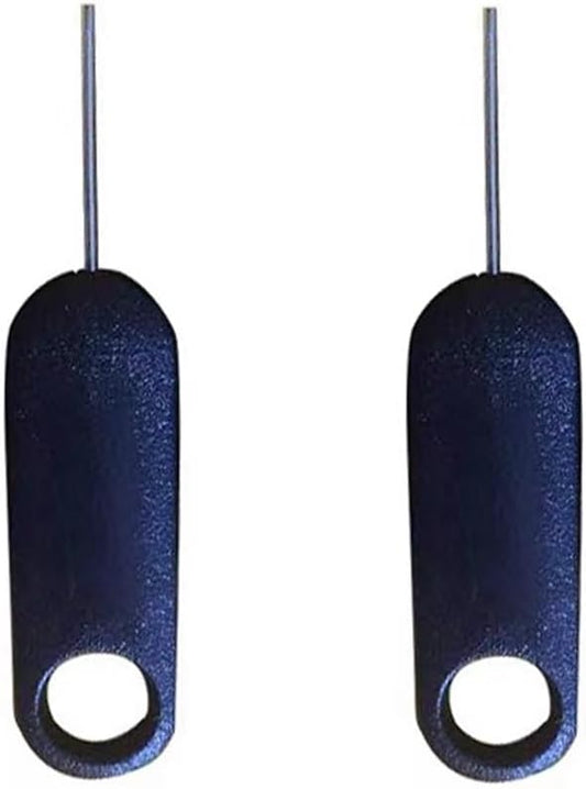 2 Pack SIM Card Pins with Keychain Hole - Universal Sim Card Tray Removal Tool for iPhone,iPad & Samsung Smartphones