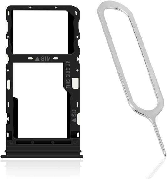 AceSoft 5G T779W Standard Replaceable SIM and Memory Card Tray Holder + SIM Card Ejection Pin Compatible with TCL