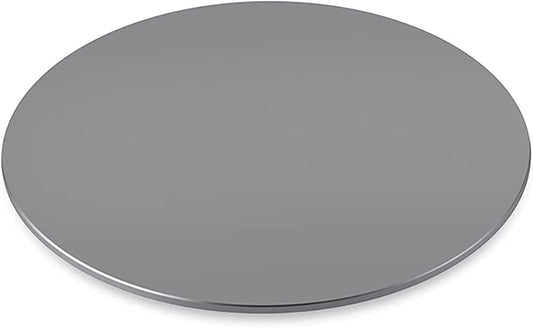 Yoqanr 360 Rotation Monitor Stand, Grey Aluminum Alloy, Wide Compatibility for iMac, Laptop, Potted Plants, Arts