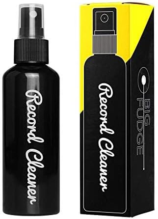 100ml (3.4oz) 4-in-1 Nozzle Big Fudge Record Cleaning Solution for Vinyl Records - - LP Cleaner Fluid Refill Bottle