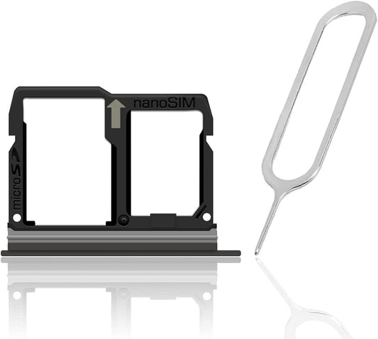 AceSoft 4+ LM-Q710WA Rubber Waterproof SIM and Memory Card Tray Holder Replacement w/SIM Card Ejection Pin Compatible