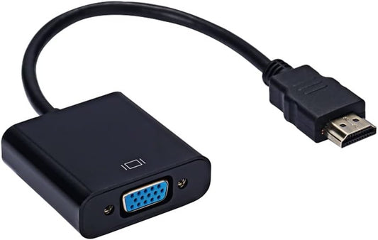 Zuya 1080P HDMI to VGA Adapter,Gold-Plated HDMI to VGA Adapter Converter Full HD External Video Card Multi Monitor