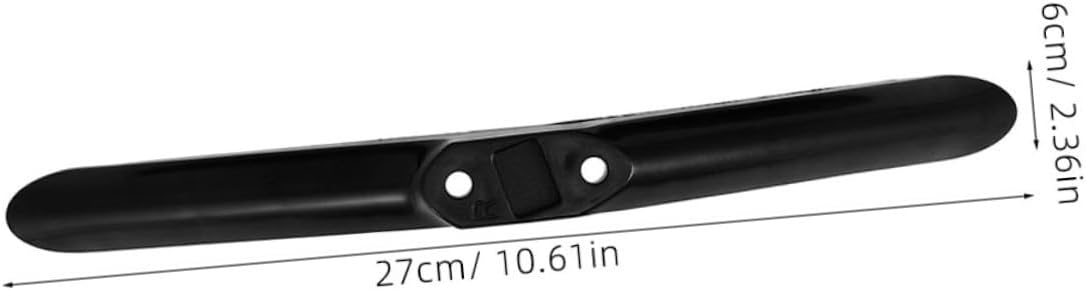 Angoily 2pcs 55 Inch Heavy Duty Television Holder Base Stand with Screws for LCD LED Tvs, Stable Black Plastic Pedestal