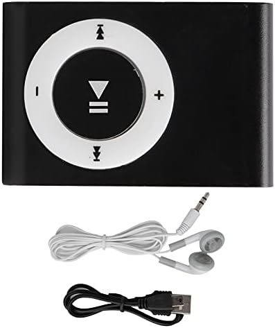 ASHATA MP3 MiniMP3 Mini Player, Portable Music Player with Clip, Digital Music Media Player BackClip Player