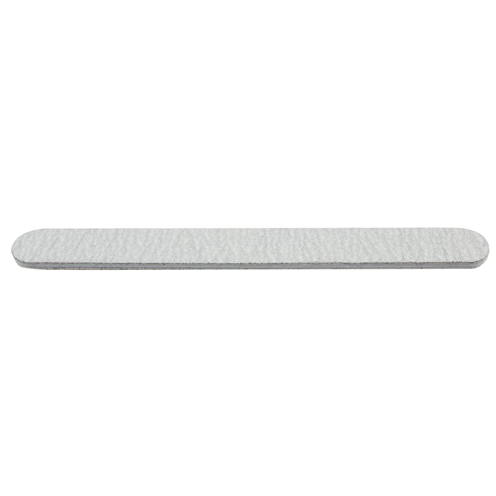 ForPro Professional Collection Zebra Foam Board, 100/100 Grit, Double-Sided Manicure Nail File, 7” L x .75” W 50-Count