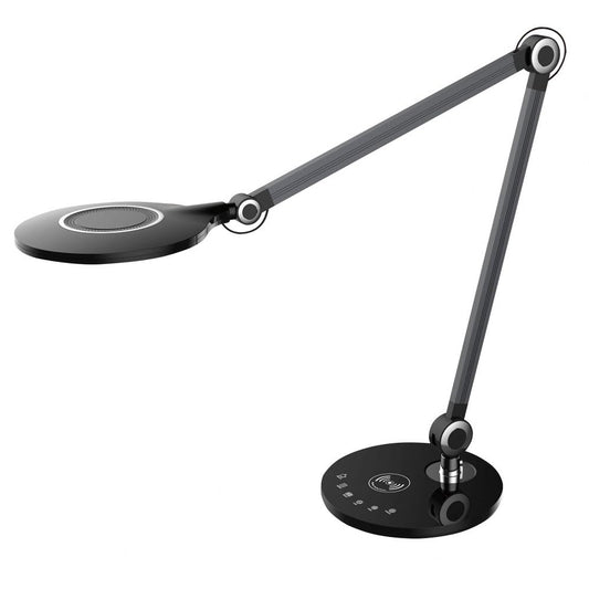 Dainolite Alina Table Lamp 1-Light 10W Plastic Black Model ALA-1910LEDT-BK