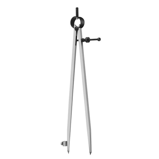 12 inch Professional Woodworking Compass Scribe, Spring Wing Drafting Divider 0.27 inch Thick Scriber with Pencil Holder,Metal Leather Work Scribe Tool Carpenter Compass for Geometry