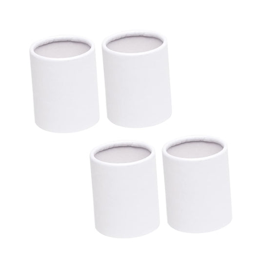 Angoily Flower Bouquet Hat Boxes, Mini Florist Tape Containers Packing Boxes Artificial Flowers Decorative Crinkle Ribbon Cardboard Clear Cylinder Fake White Paper Florist Supplies