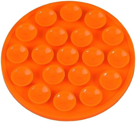 BSSZRYLT 1 Pack Magnetic Silicone Phone Holder with Suction Cup, Phone Stand Grip for Hands-Free Use, Bubble Texture