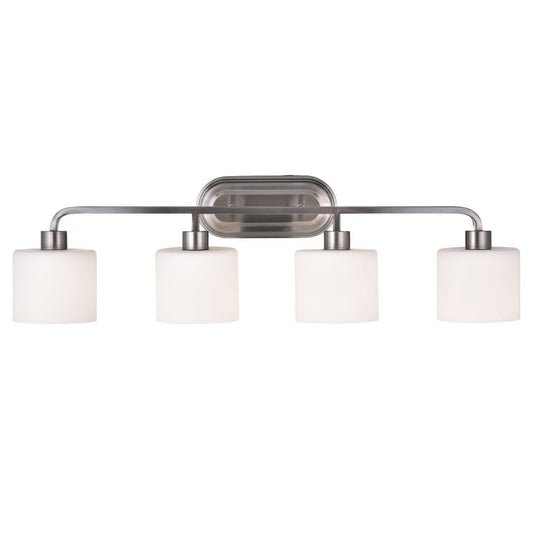 Chloe Bath Light CH21061BN34-BL4, One Size, Brushed Nickel Finish