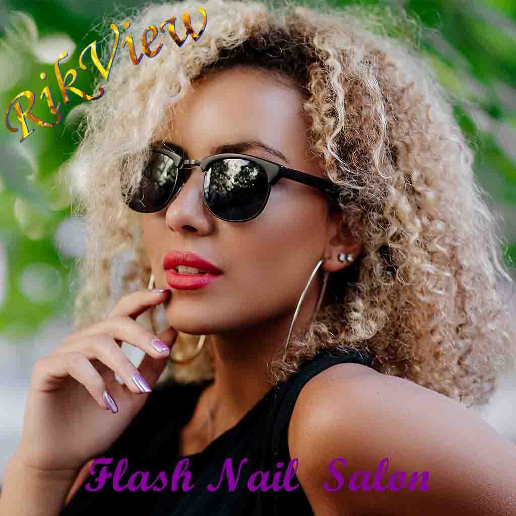 RikView Pink Press on Nails Long Fake Nails Coffin Nails with Chinese Style Glossy Full Cover Nails for Women 24 PCs/Set
