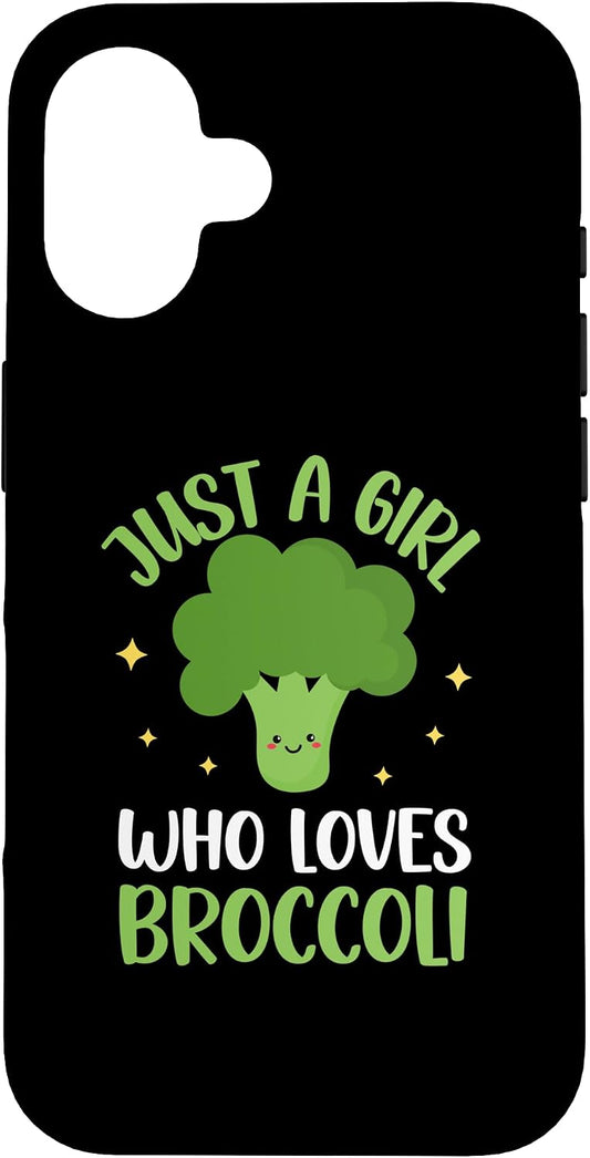 Best Broccoli Gifts Healthy Vegetable Leafy 16 iPhone Cool Broccoli Vegetarian Vegan Vegetable Food For Men Women Case