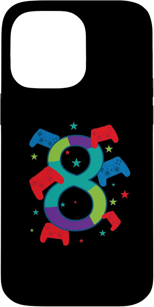 Birthday Birth Celebration Party child Girl Boy 8th 8 14 Birthday Controller Years Gambling Case for iPhone Pro Max