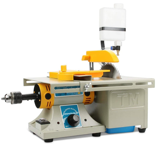 Lapidary Saw for Cutting Rocks, 6" Lapidary Equipment Stone Cutter Machine, 110V Wet Table Saws, 10000RPM with Water Drip System, Right Benchtop