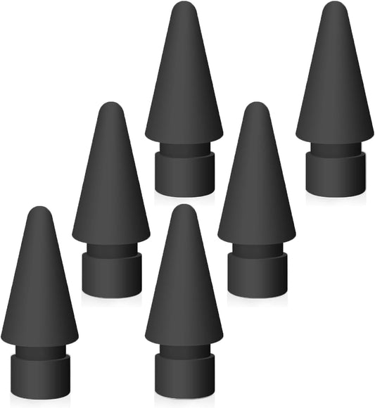 Abiarst 1st/2nd 2/1 (6-Pack)) Replacement Tips Compatible with Apple Pencil Gen, Pencil Nibs for iPad Pro Pencil Gen