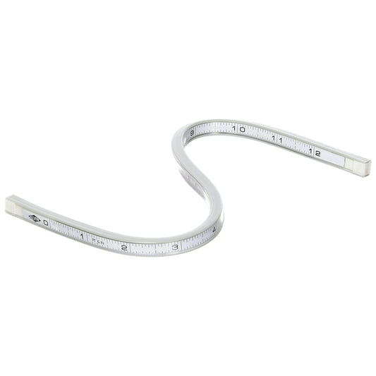 ALVIN - A1044-12, Truflex, Lightweight Aluminum Flexible Curve, Multipurpose Drafting Ruler for Drawing, Planning, and Design, Great for Students and Professionals - 12 Inches