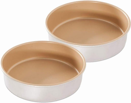 Nordic Ware 9" Round Non-Stick Cake Pans - Durable Aluminum, Perfect for Baking (2 Pack)