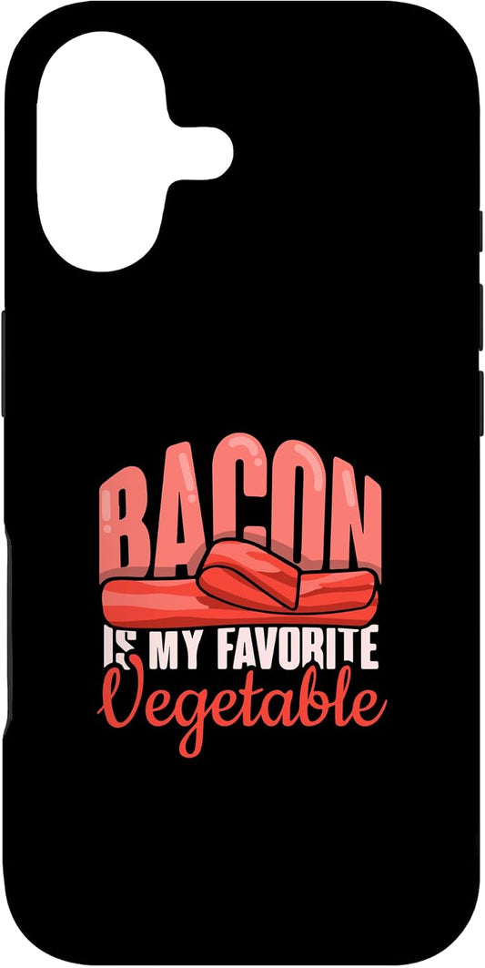 Bacon Lovers Gifts Men - Bacon Pajamas Women 17 Bacon is My Favorite Vegetable - Making Bacon Case for iPhone