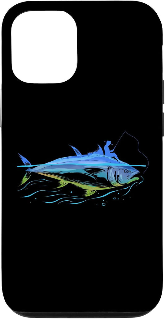 Angler Tuna Fishing Store 12/12 Ocean Fishing Tuna Fish Gift for Angler and Fisher Case for iPhone Pro