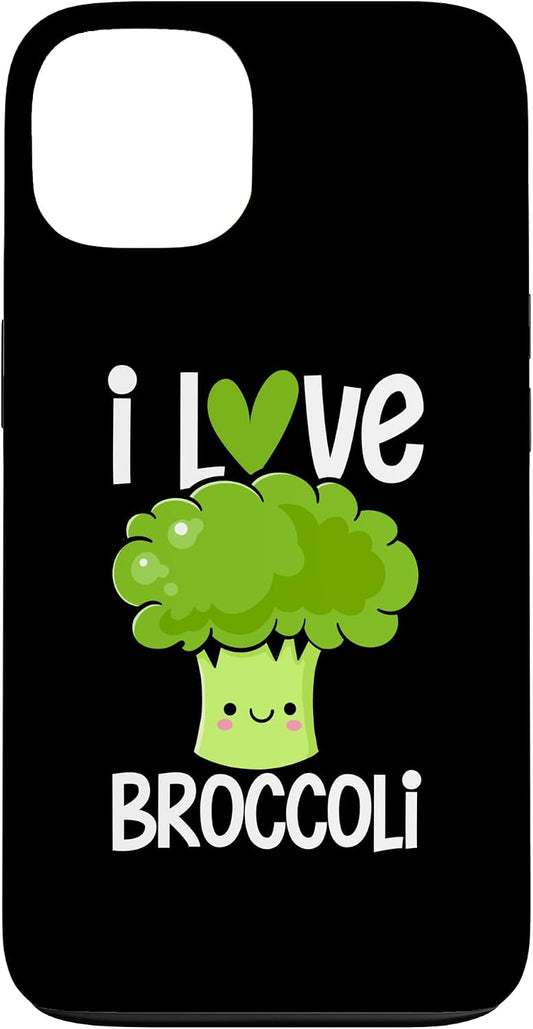 Best Broccoli Gifts Healthy Vegetable Leafy 13 iPhone Cool Broccoli Vegetarian Vegan Vegetable Food For Men Women Case