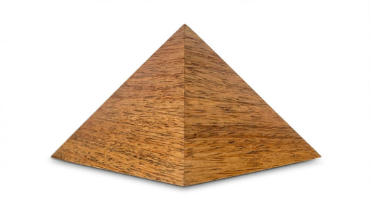 Sacred Geometry Powerful Energy Generator Wish Pyramid Handmade Mango Wood for Abundance, Healing & Meditation, Yoga, Vastu, Feng Shui Desk Decor for Mindfulness & Great Spiritual Gift
