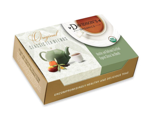 Davidson's Organics, Single Serve Decaffeinated English Breakfast, 100-count Individually Wrapped Tea Bags