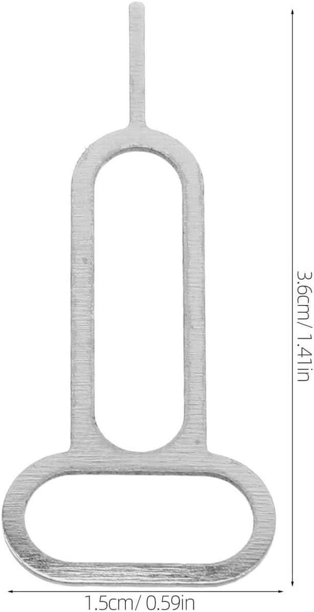 300pcs BESPORTBLE Sim Card Removal Tool Ejector Pins Stainless Steel Phone Sim Tray Pin for Smartphone Disassembly