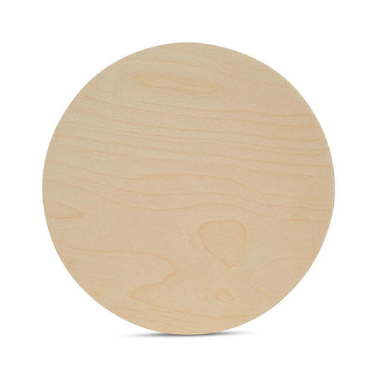 Wood Circles 15 inch, 1/4 Inch Thick, Birch Plywood Discs, Pack of 1 Unfinished Wood Circles for Crafts, Wood Rounds by Woodpeckers