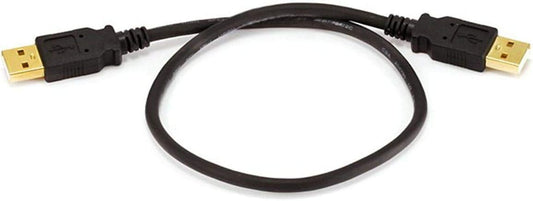 105441 2.0 28/24AWG 1.5' Monoprice USB A Male to A Male Gold Plated Cable
