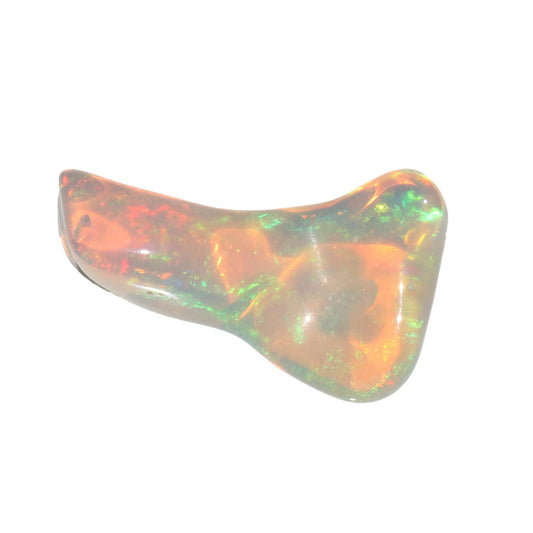GEMHUB Natural Ethiopian Welo Opal Rough Stone, Raw Crystal, October Birthstone, Handpicked Stone, Jewelry Making Gemstone, Ultra Fire Opal, Size-13X8X4 mm