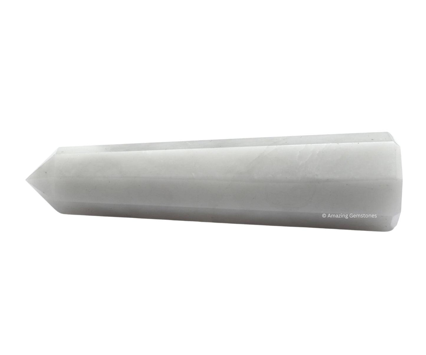 Amazing Gemstone Snow Quartz Crystal Towers - Natural Healing Crystal Point Obelisk for Reiki Healing and Crystal Grid (3" to 4" INCH)