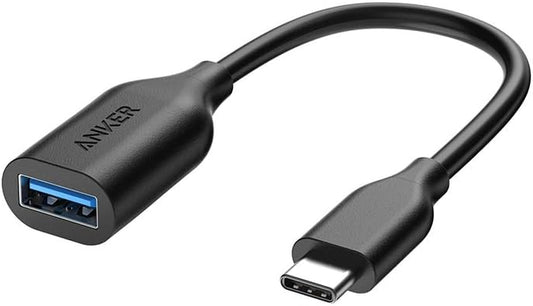 Anker USB3.1 8, S8 S8+ S9, 2018, 6P 5X, V20 G5 USB-C to Adapter, USB-C Male to USB-A Female, Uses USB OTG Technology