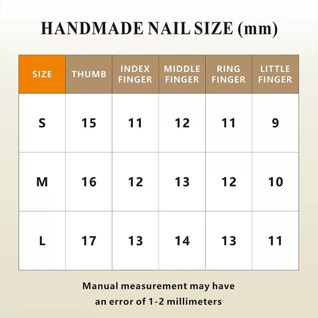 Red Press on Nails Almond - Handmade Fake Nails with Heart Bow Design - Medium, French Tip False Nails for Women - (Size M)