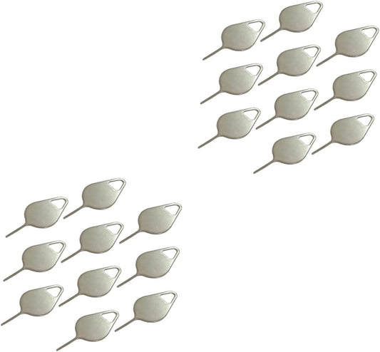 200pcs OSALADI Sim Card Ejector Tool Metal Sim Tray Remover for Smartphones Phone Pin Tool