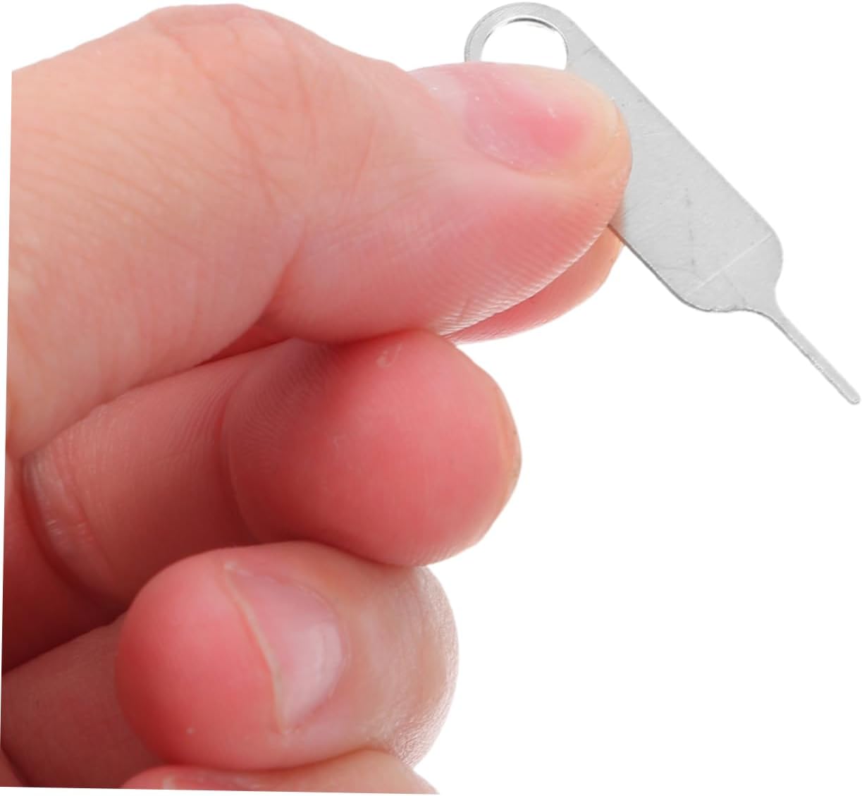 500pcs TEHAUX Stainless Steel Mobile Phone Card Ejector Tool Durable Pin Tool for Sim Card Removal Compact Design