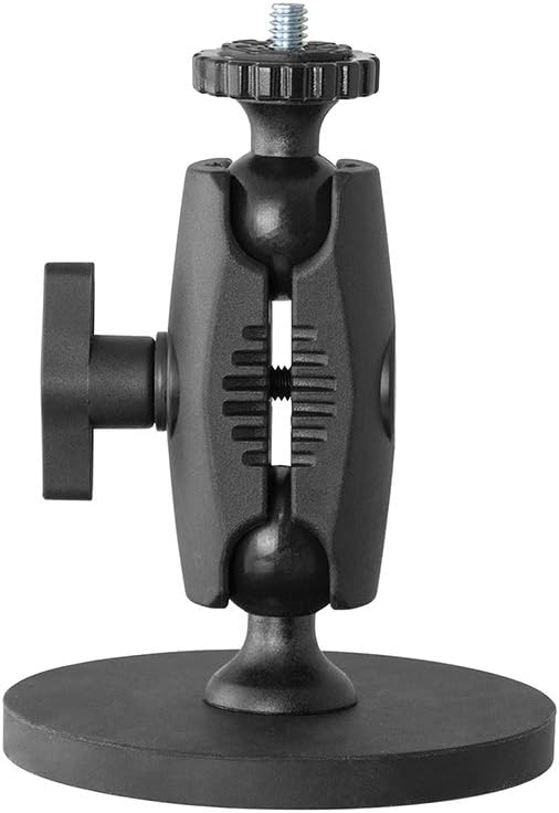 ARKON 1/4-20" Mounts Magnetic Camera Mount with Adjustable Arm, Strong Magnet, Adapter for mounting Cameras, Small