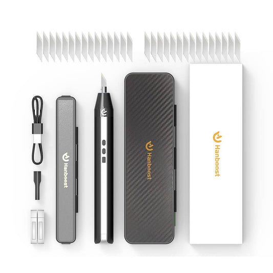 Hanboost C1 Professional Wireless Ultrasonic Craft Cutter Kit, Multi-Material Compatible for DIY Projects (HanC1)