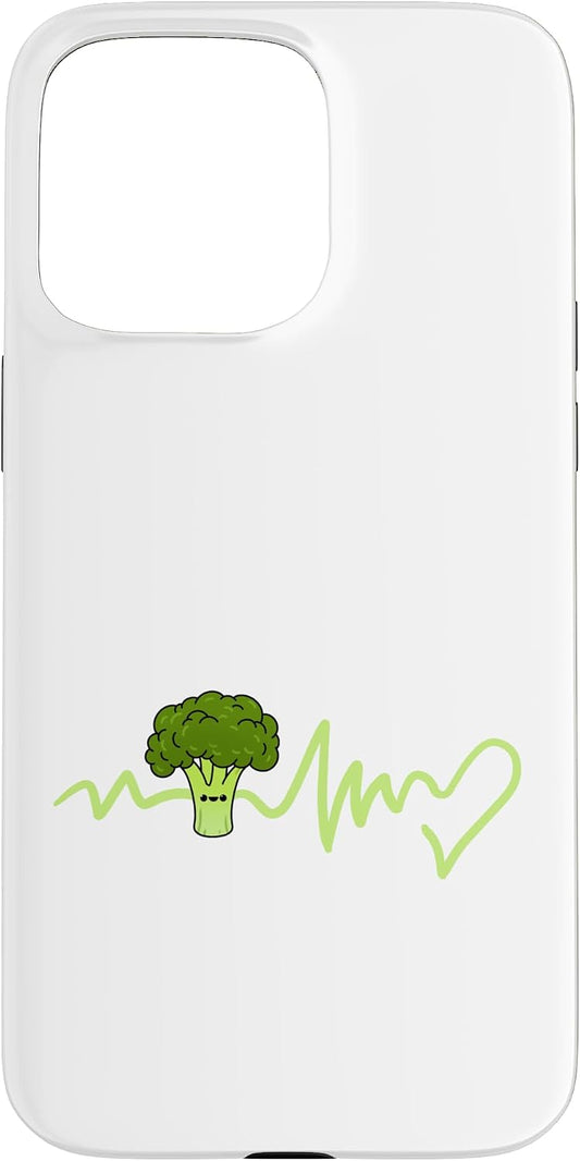 Broccoli Heartbeat 15 Broccoli Lover Case for iPhone Pro Max
