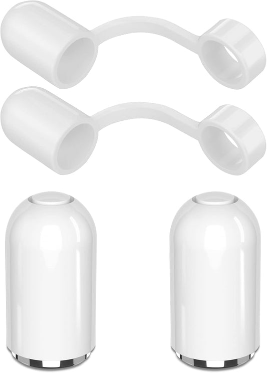APETOO 4-Pack 1st 10 9 8 7 6, for Apple Pencil Cap, Magnetic Replacement Cap with Anti-Lost Silicone Holder for Apple
