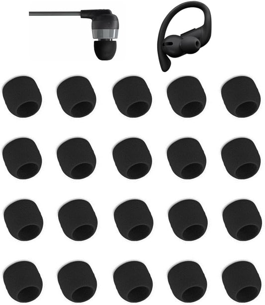 Zotech 10 3.8mm 3.8mm -4.8mm) Black Ear Tips for in-Ear Headphones, Extra Small Kids Size Pairs Soft Silicone Earbuds